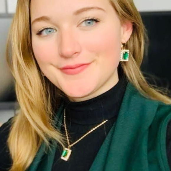 Emerald & Gold Queen's Treasures Necklace Earring & Ring Statement Jewel… - Picture 13 of 13